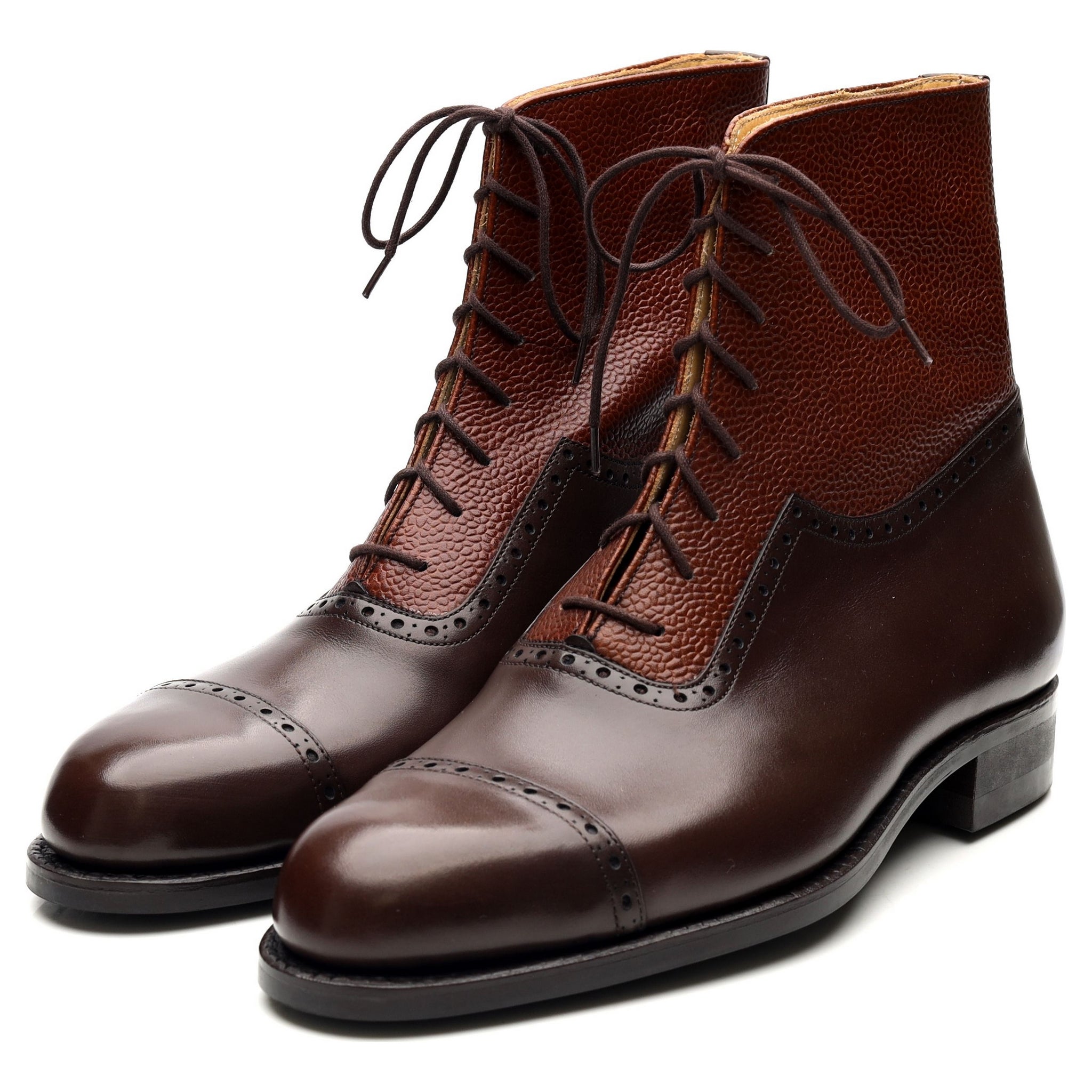 Vass High Boots bottines cuir marron UK 6