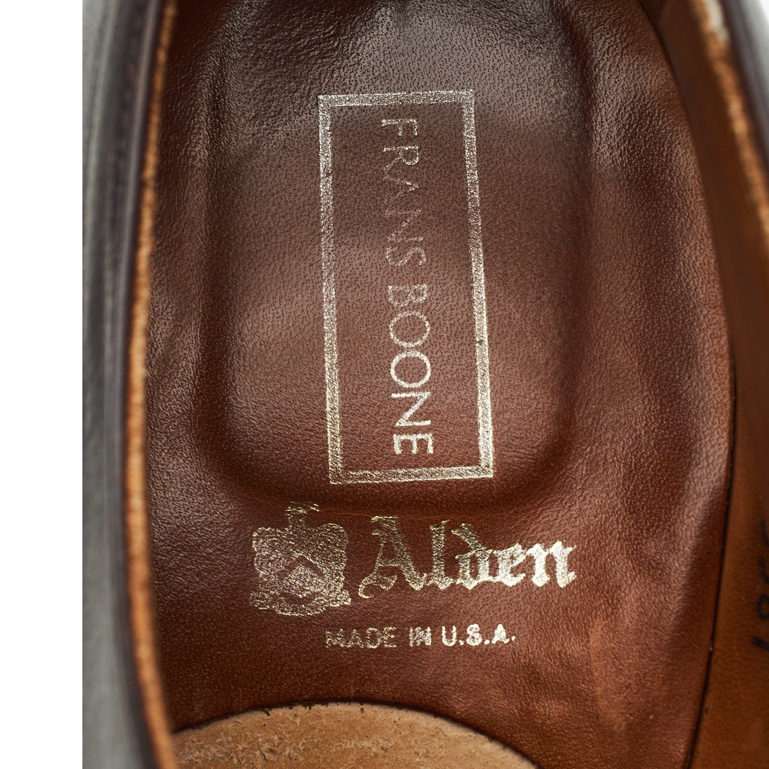 Alden 53381 derby cuir marron UK 8,5