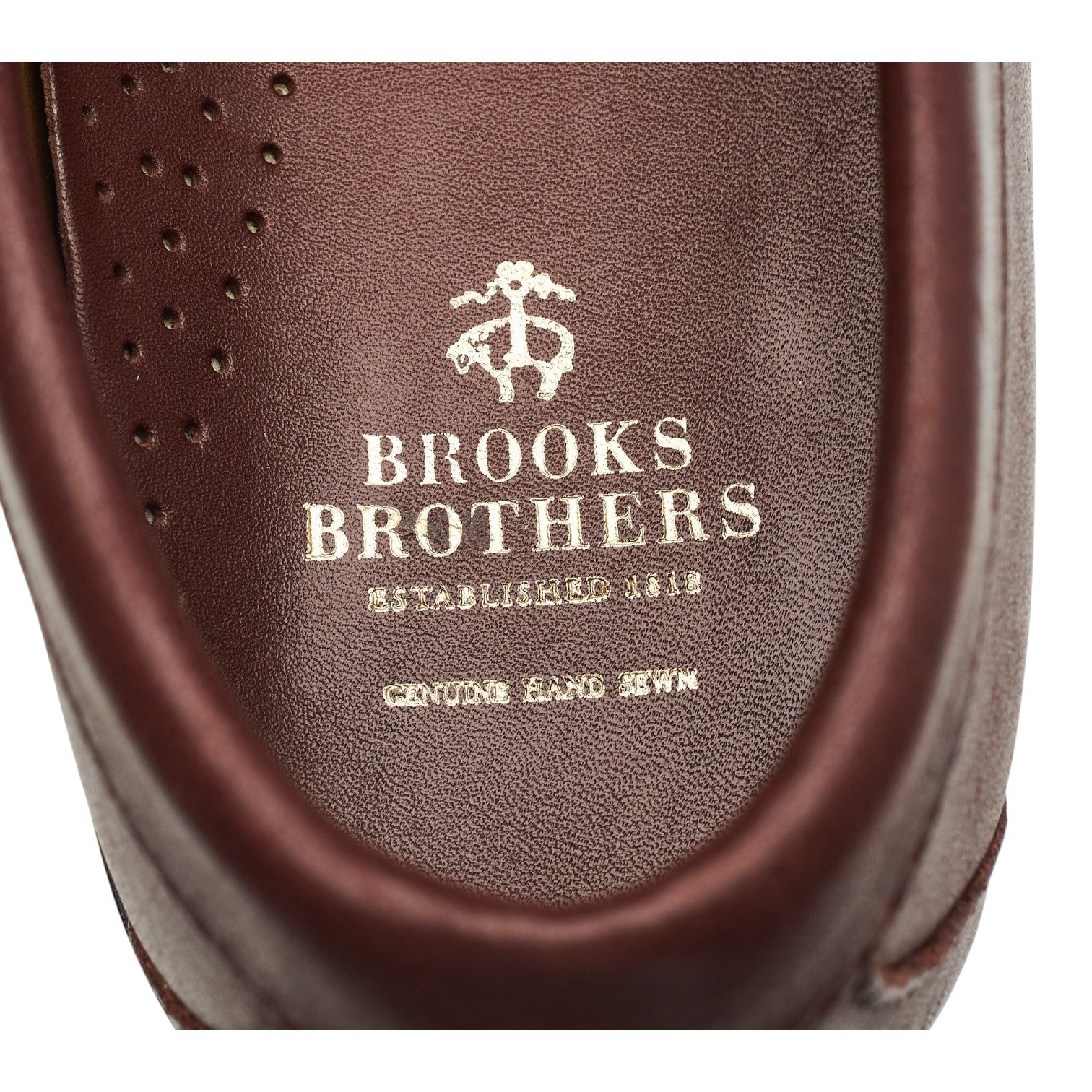 Brooks Brothers Penny mocassins marron cuir pointure UK 8.5