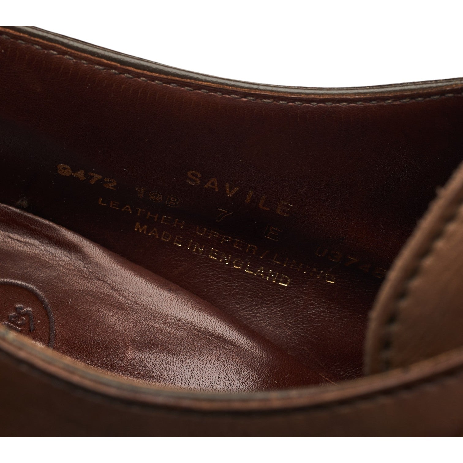 Crockett & Jones Savile monk strap cuir marron pointure UK 7