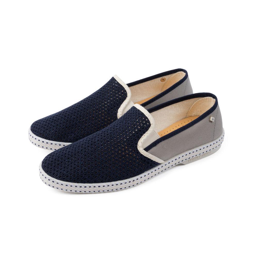 Rivieras Classic Match espadrilles bleu gris