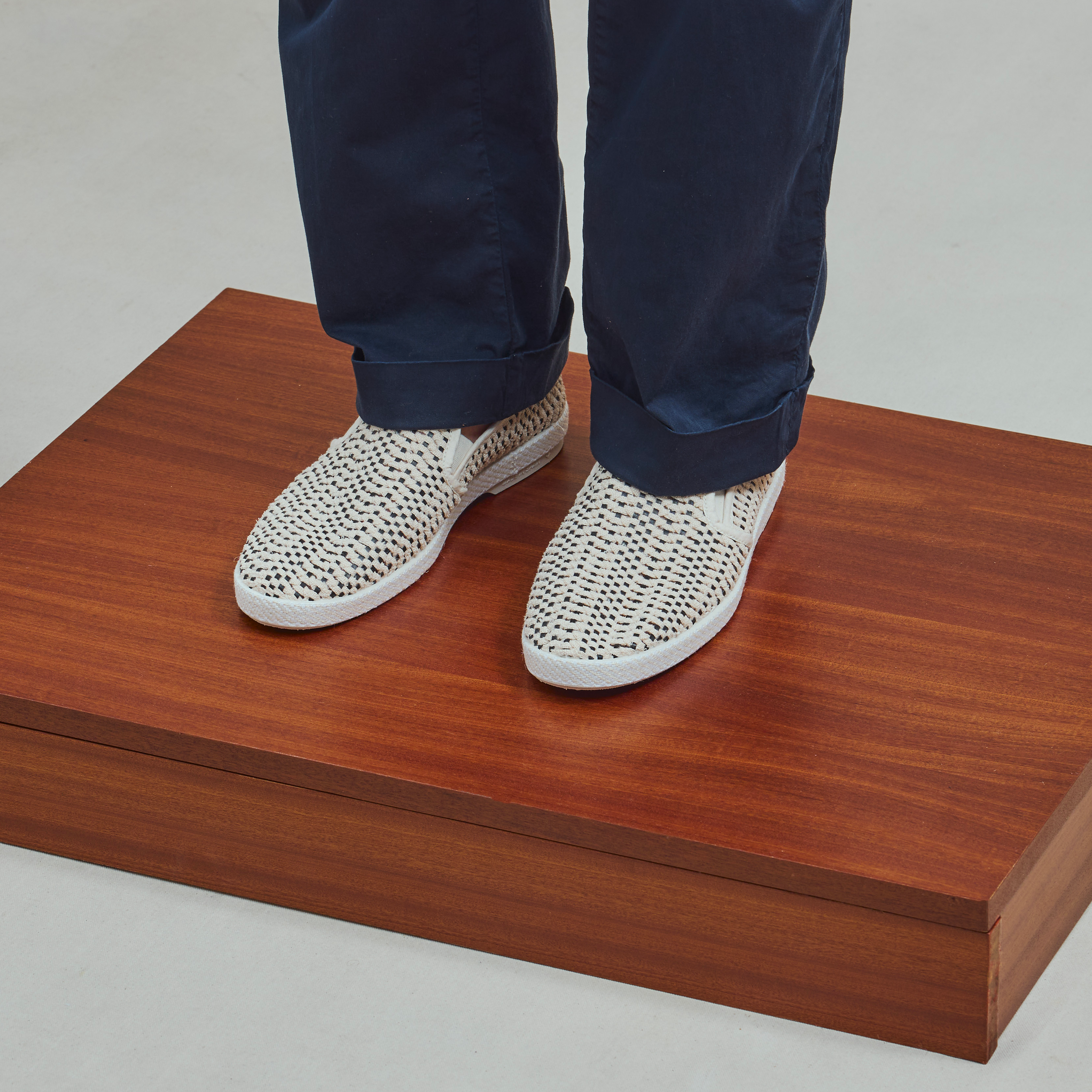Rivieras Classic Roma Ecru espadrilles tissées écru