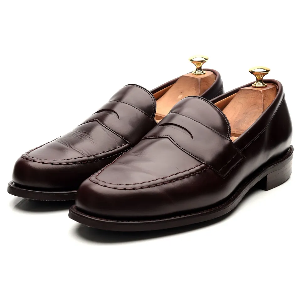 Cheaney Howard Mocassins cuir bordeaux UK 9 F