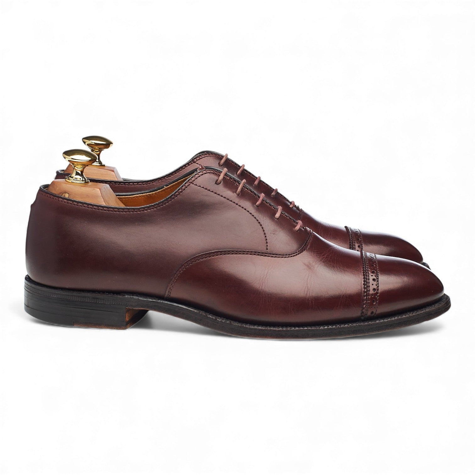 Alden 900 oxford cuir bordeaux 40 perforé
