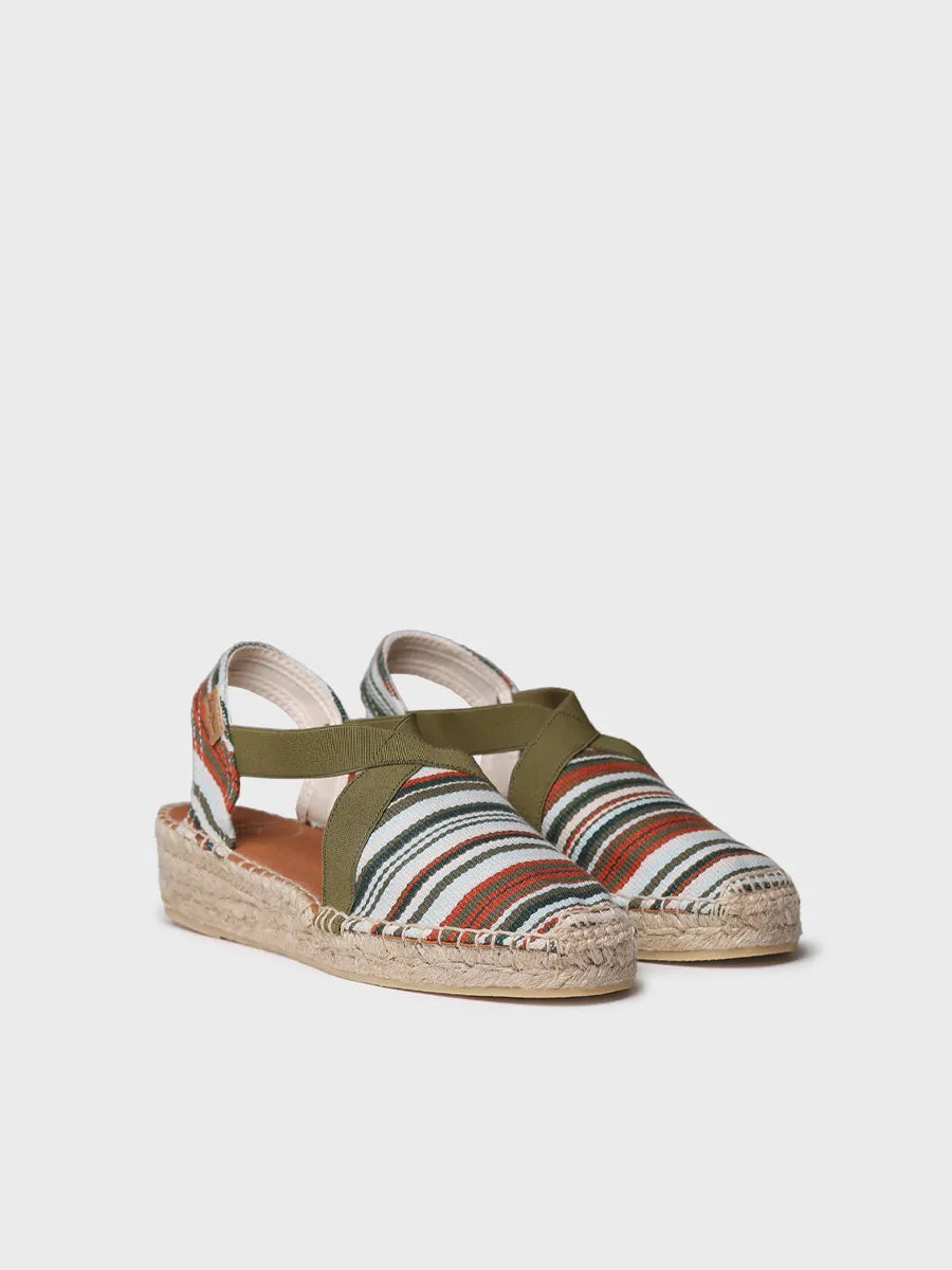 Toni Pons Vinaros espadrilles femme toile kaki