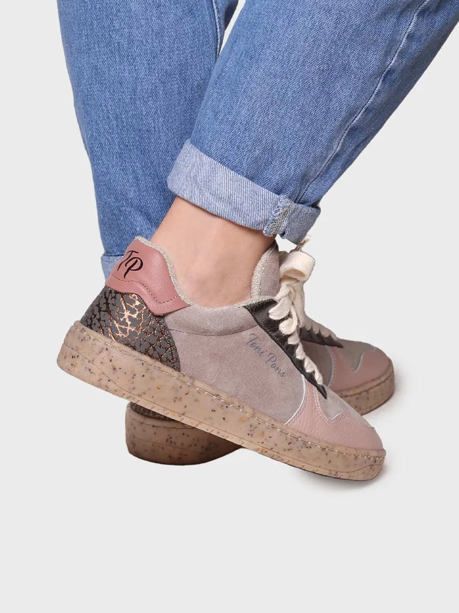 Toni Pons Alexandra basket femme daim taupe