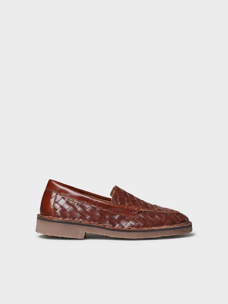 Toni Pons Ivars-Bl mocassin cuir tressé femme
