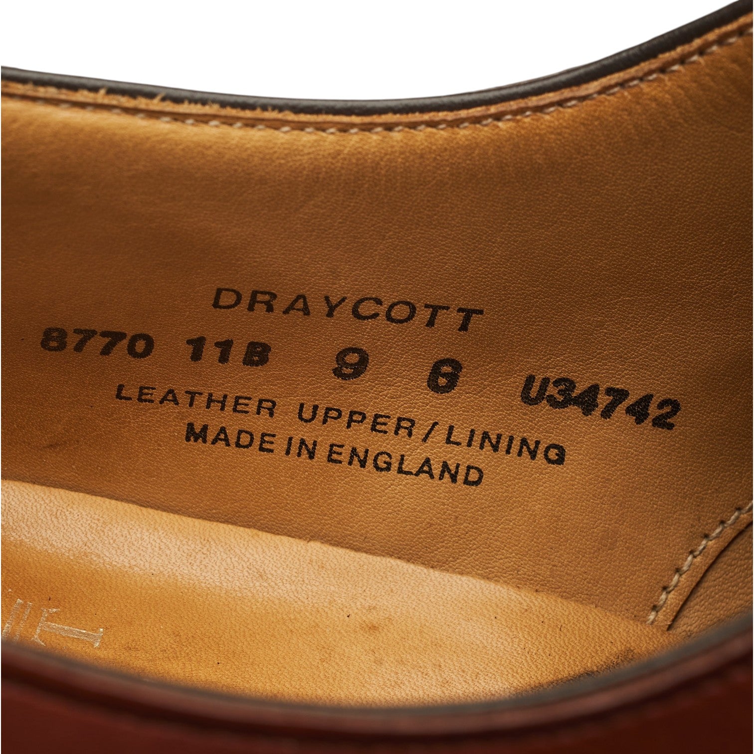 Crockett & Jones Draycott derbies cuir marron UK 9