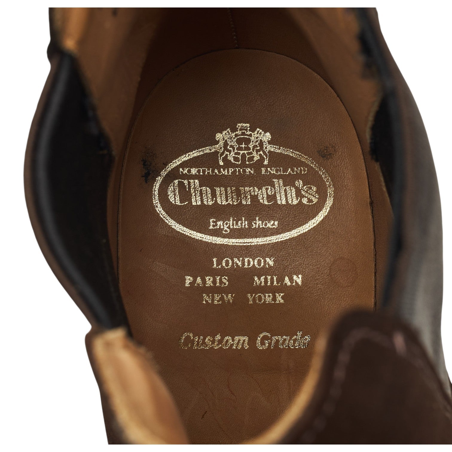 Church's Oxhill bottines chelsea daim marron UK 8.5
