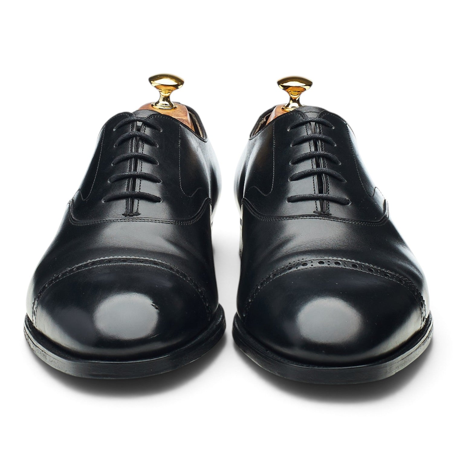 Edward Green Berkeley oxford cuir noir pointure UK 11