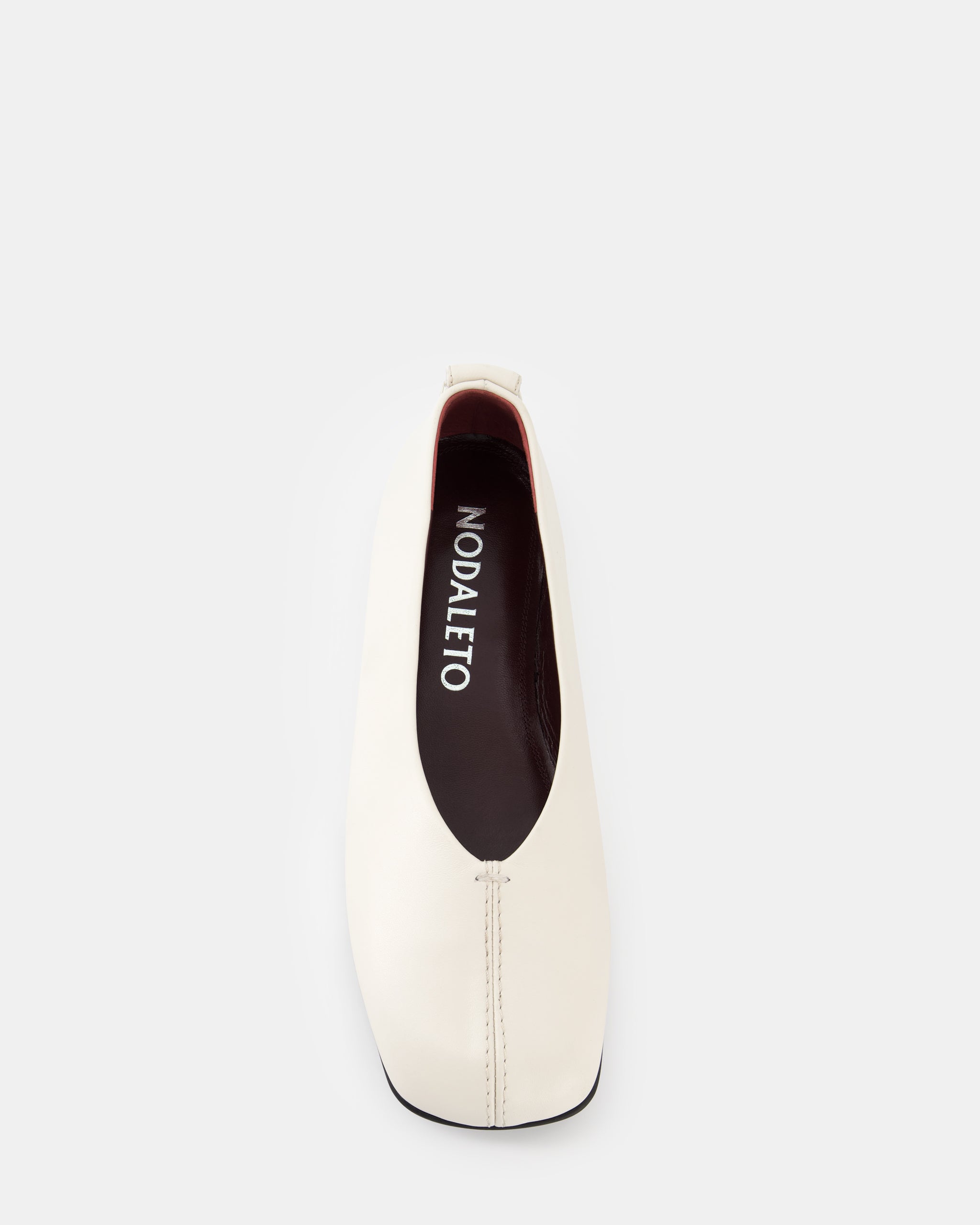 Nodaleto Bullarina 5 ballerines cuir blanc