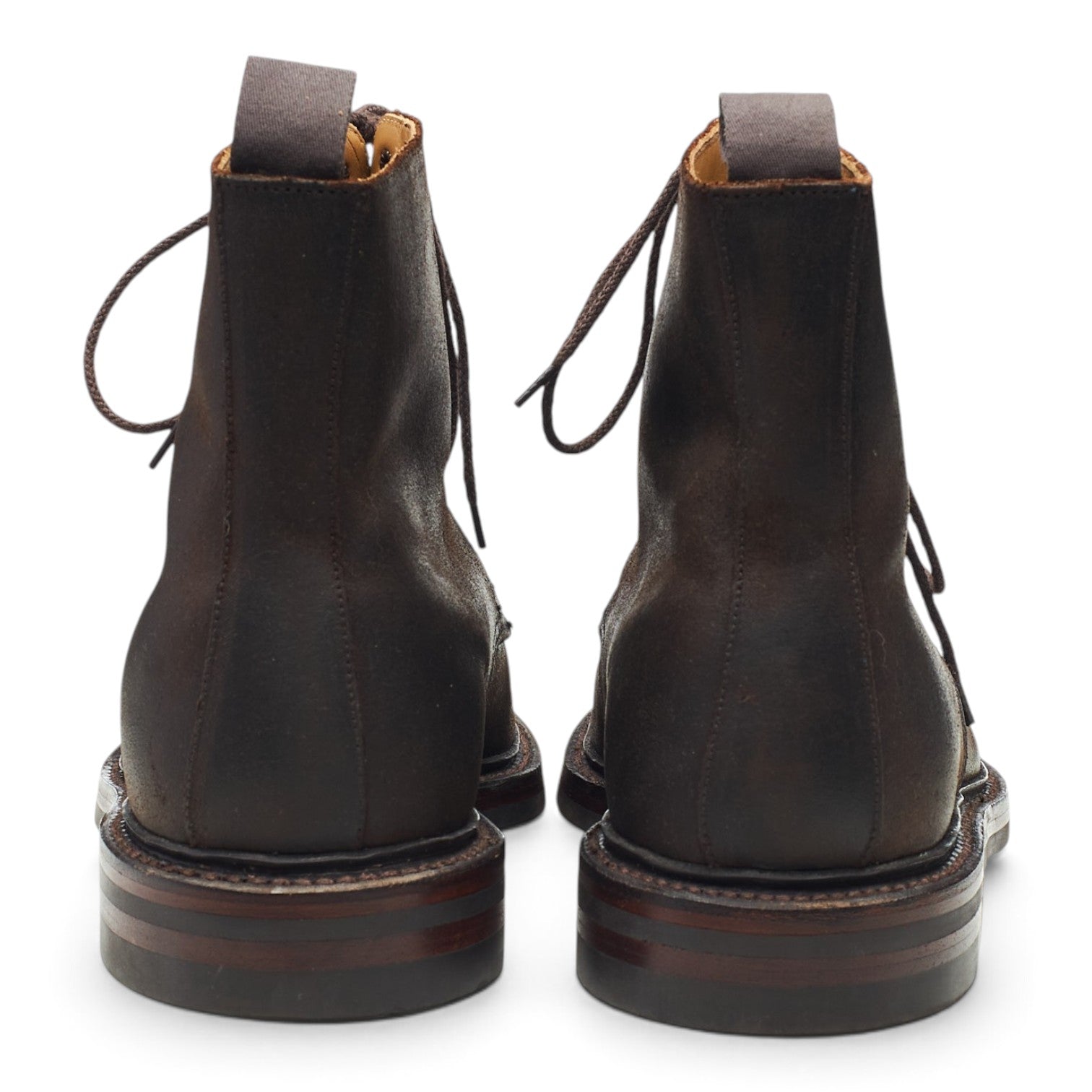 Crockett & Jones Coniston boots suède marron UK 6