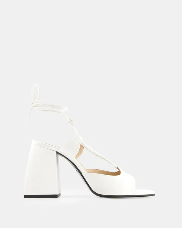 Nodaleto Bulla Gala 90 sandales White Satin satin