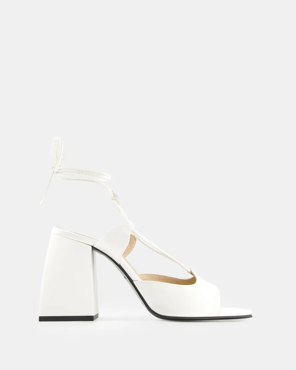 Nodaleto Bulla Gala 90 sandales White Satin satin