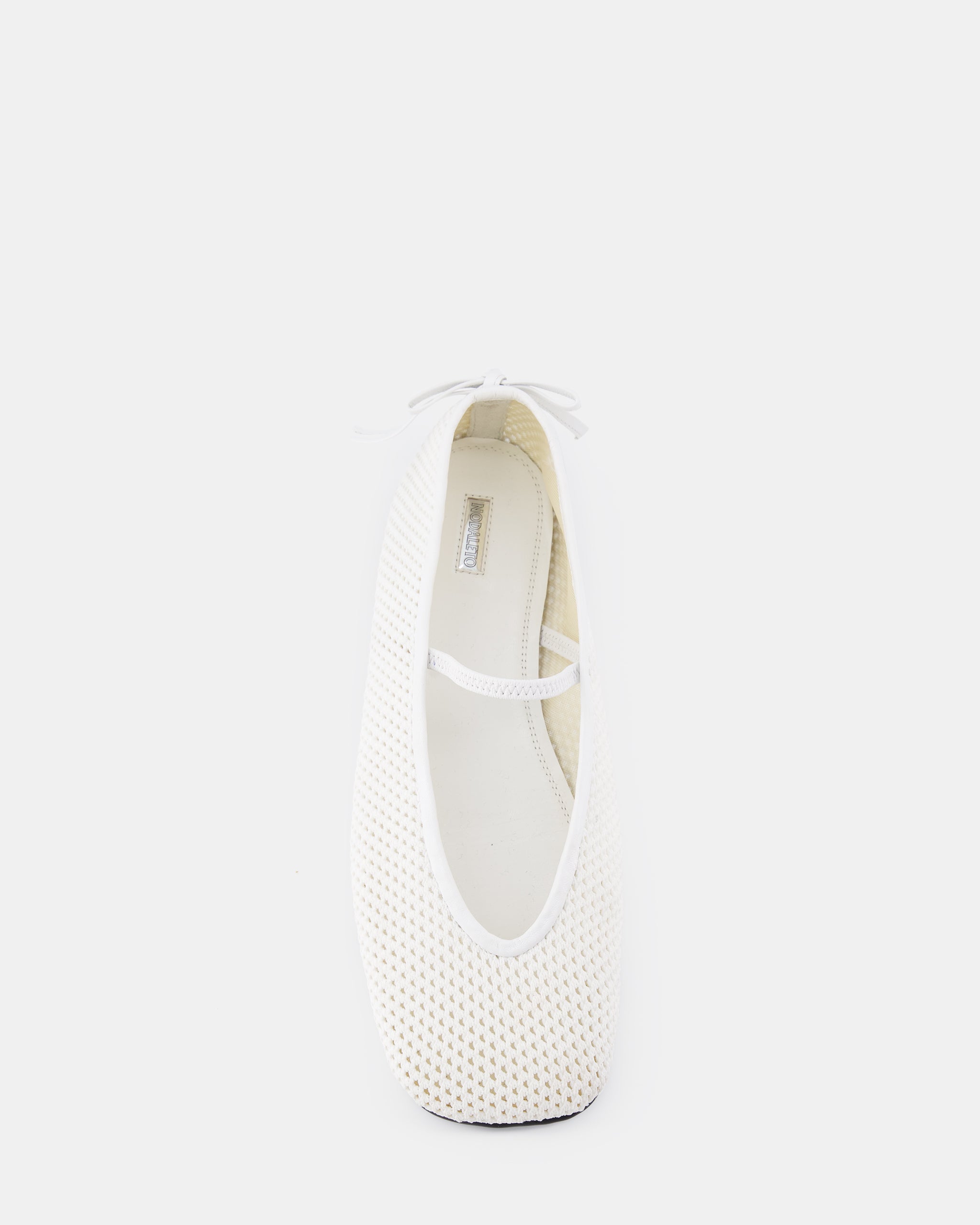 Nodaleto Bulla Node 5 ballerines crochet blanc