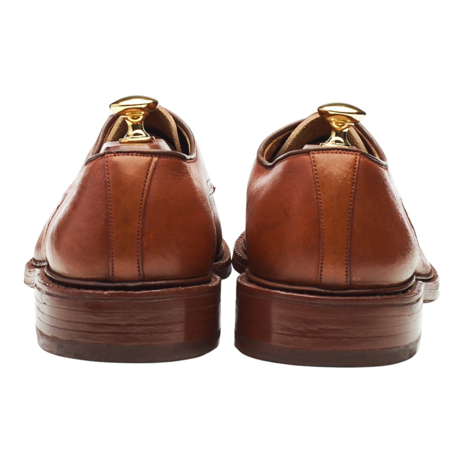 Tricker's Vintage derby cuir fauve pointure 9