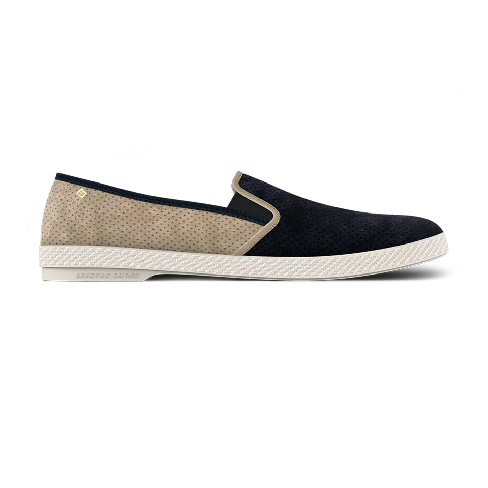 Rivieras Classic Match 3080 espadrilles daim marine