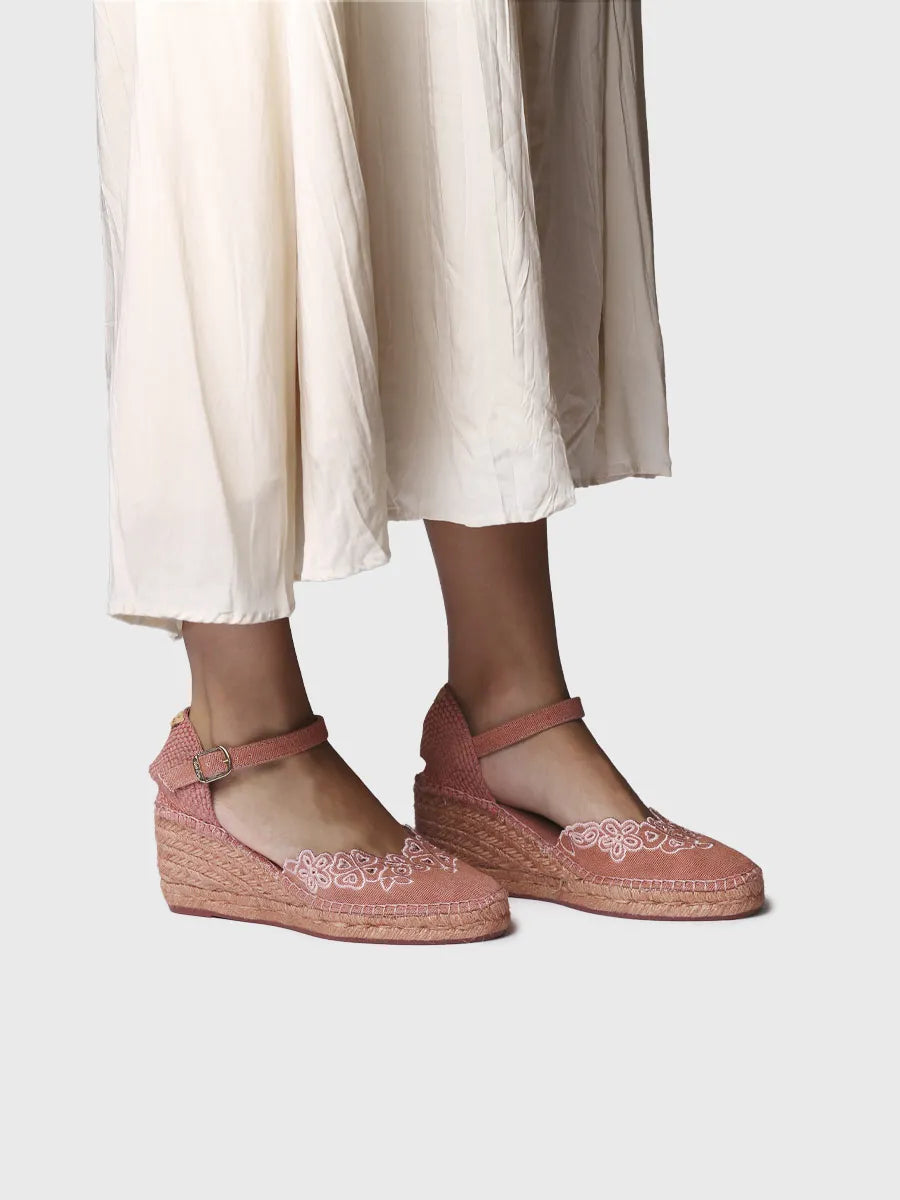 Toni Pons Naiara espadrille compensée fleurie
