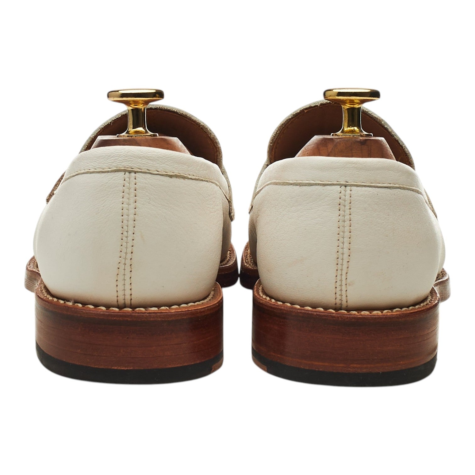 Grenson Philippa mocassins cuir blanc femme UK 3,5