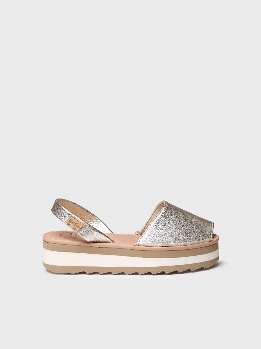 Toni Pons Alaior-P sandales cuir femme platine