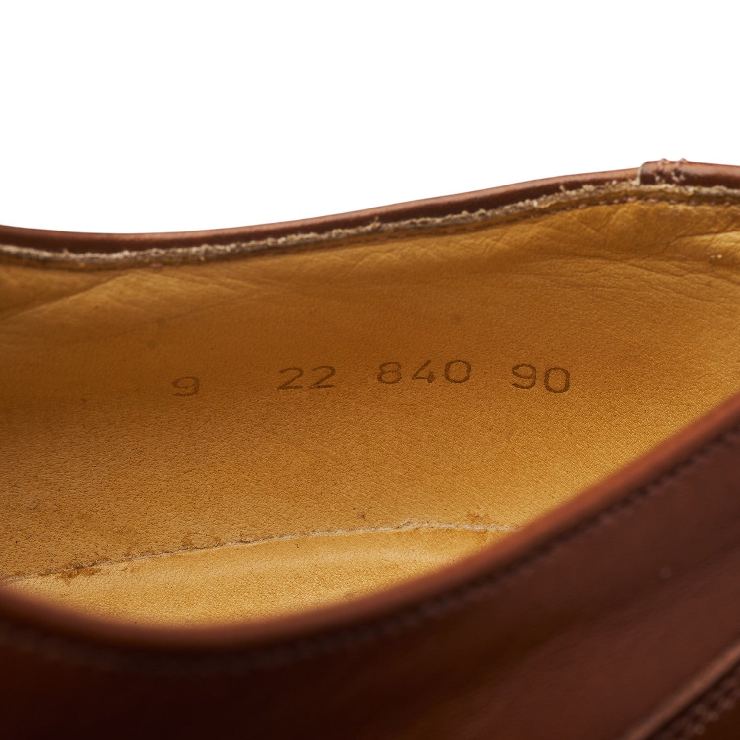 Paraboot Chambord derby cuir marron pointure UK 9