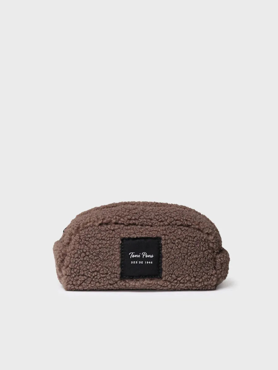 Toni Pons Dubbi trousse de toilette sherpa taupe