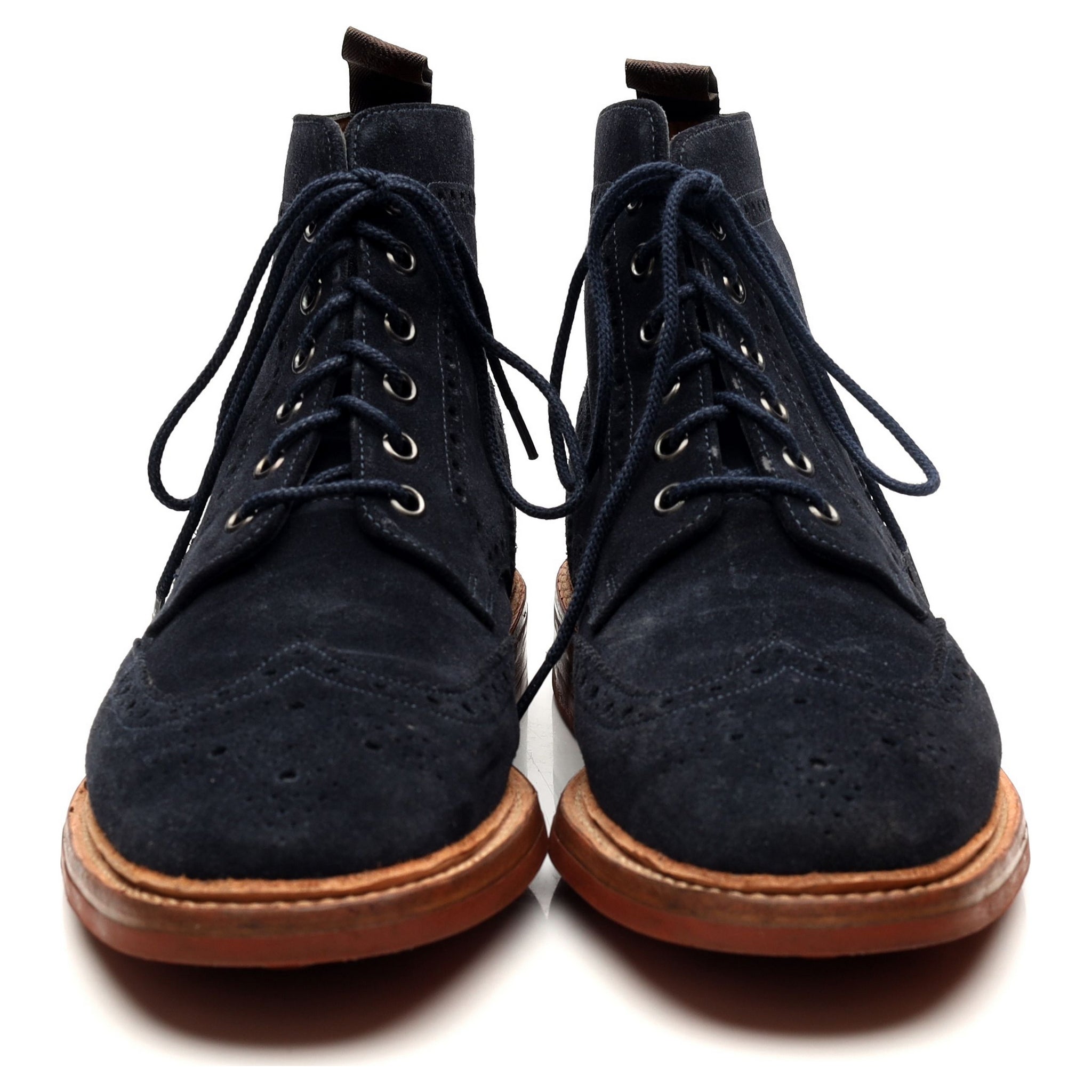 Loake 1880 Winchester boots suède bleu marine UK 7