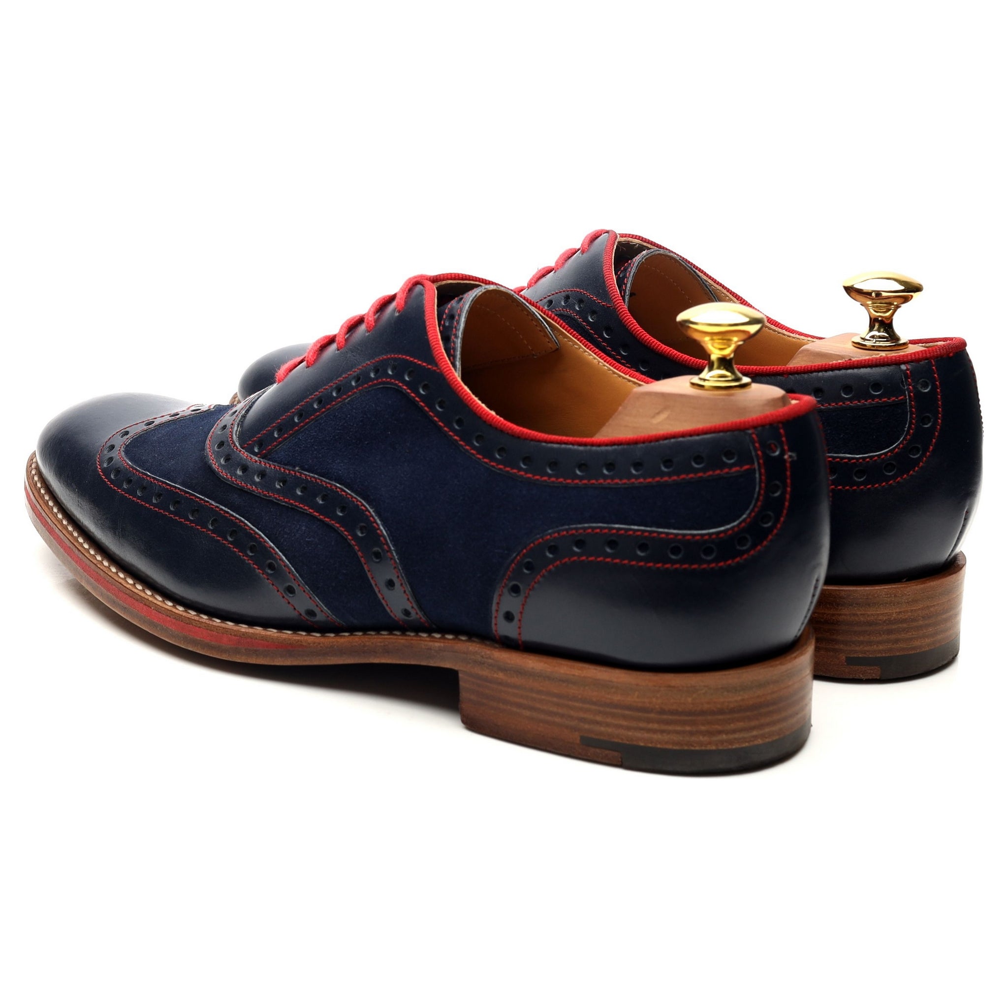 Herring Hathaway brogues bleu UK 8 cuir