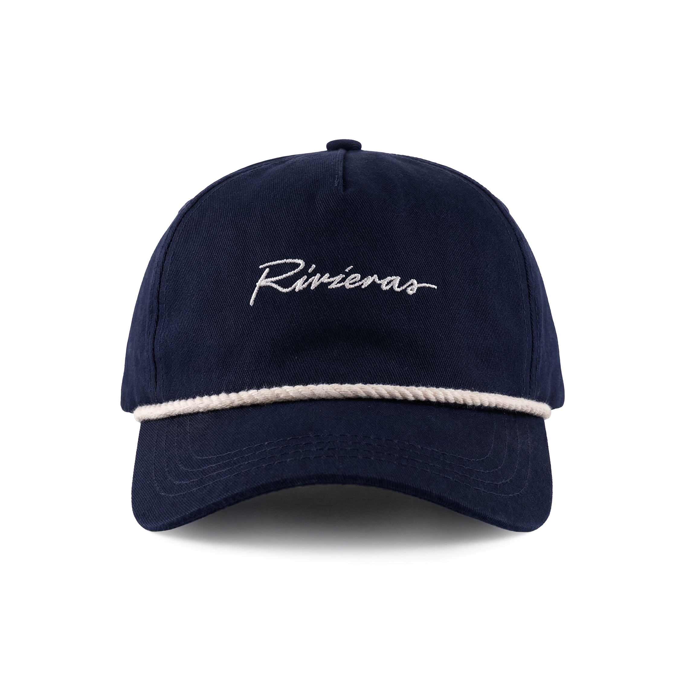 Rivieras Corde casquette bleue taille unique coton