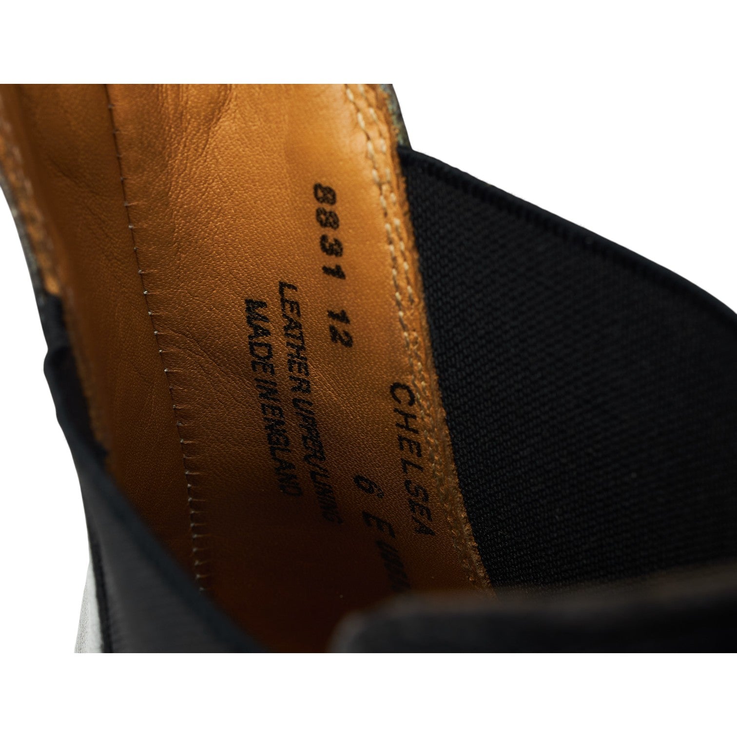 Crockett & Jones Chelsea 3 boots cuir noir pointure 6