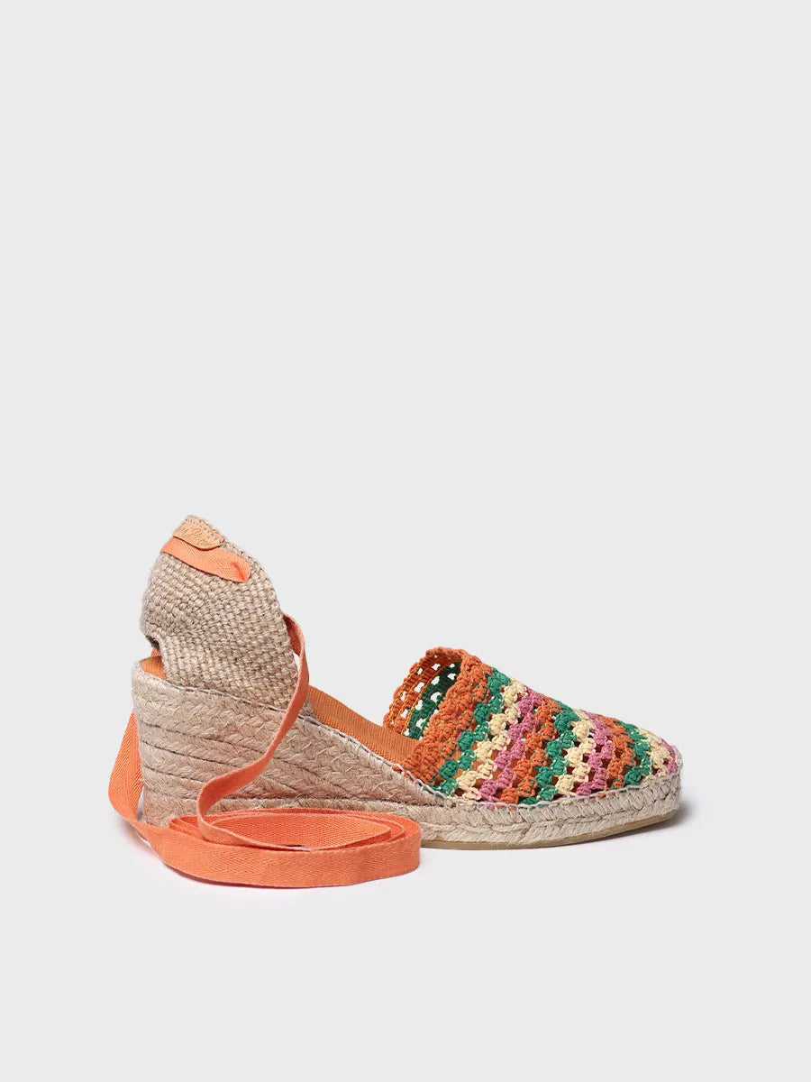 Toni Pons Georgina espadrille compensée crochet 7,5 cm