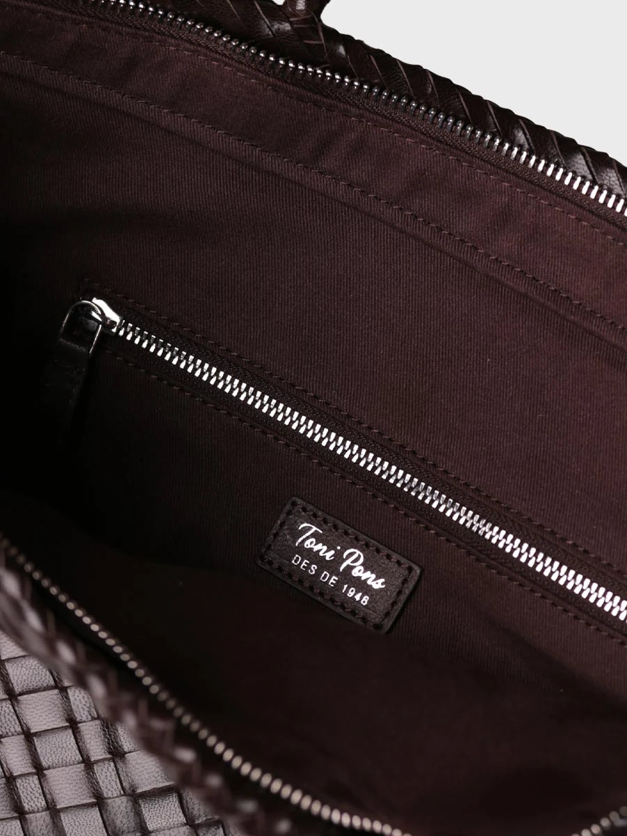 Toni Pons Samanta sac cuir tressé épaule