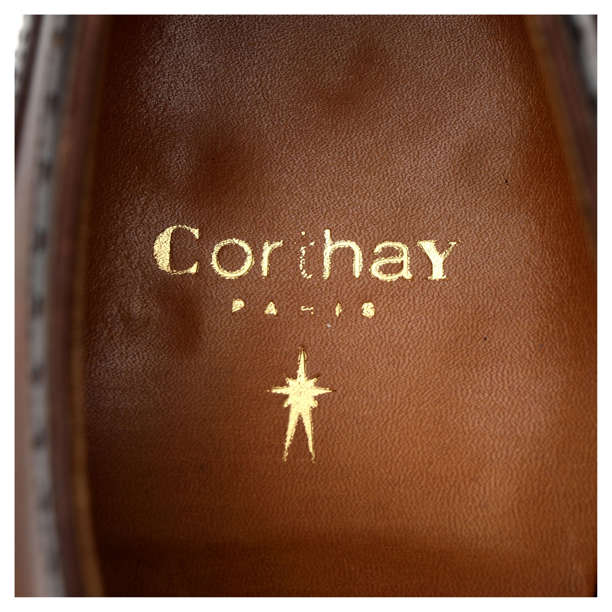 Corthay Bucy richelieu cuir marron UK 8.5