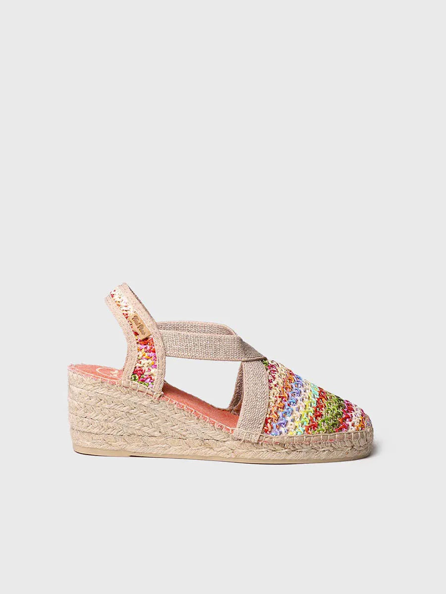 Toni Pons Terra-NZ espadrille femme multi raphia vegan