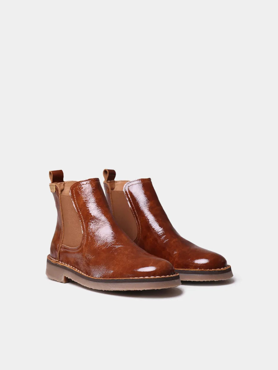 Toni Pons Isa-CA boots femme vernis élastique plat