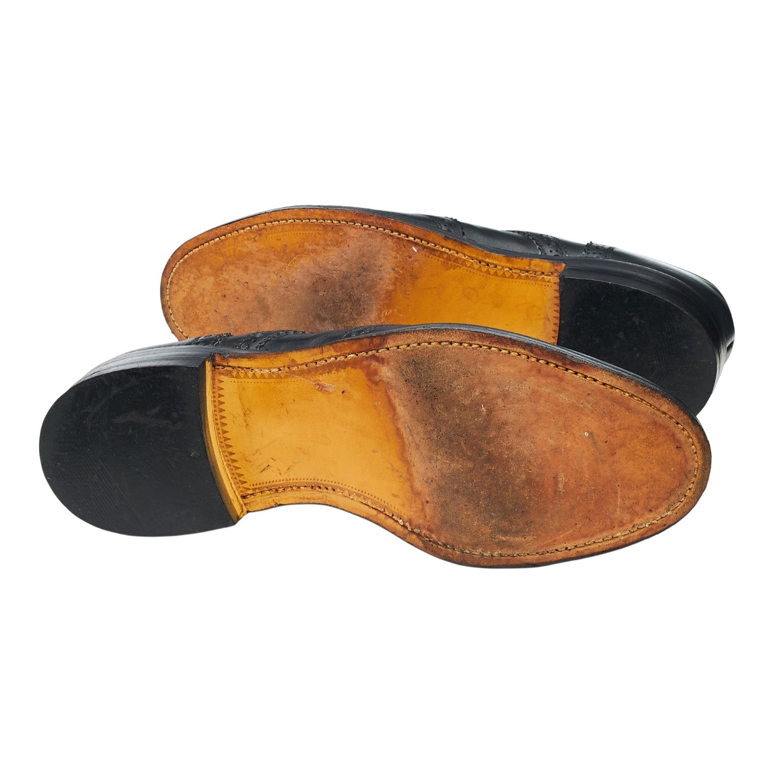 Alfred Sargent Selkirk derbys cuir noir pointure UK 8