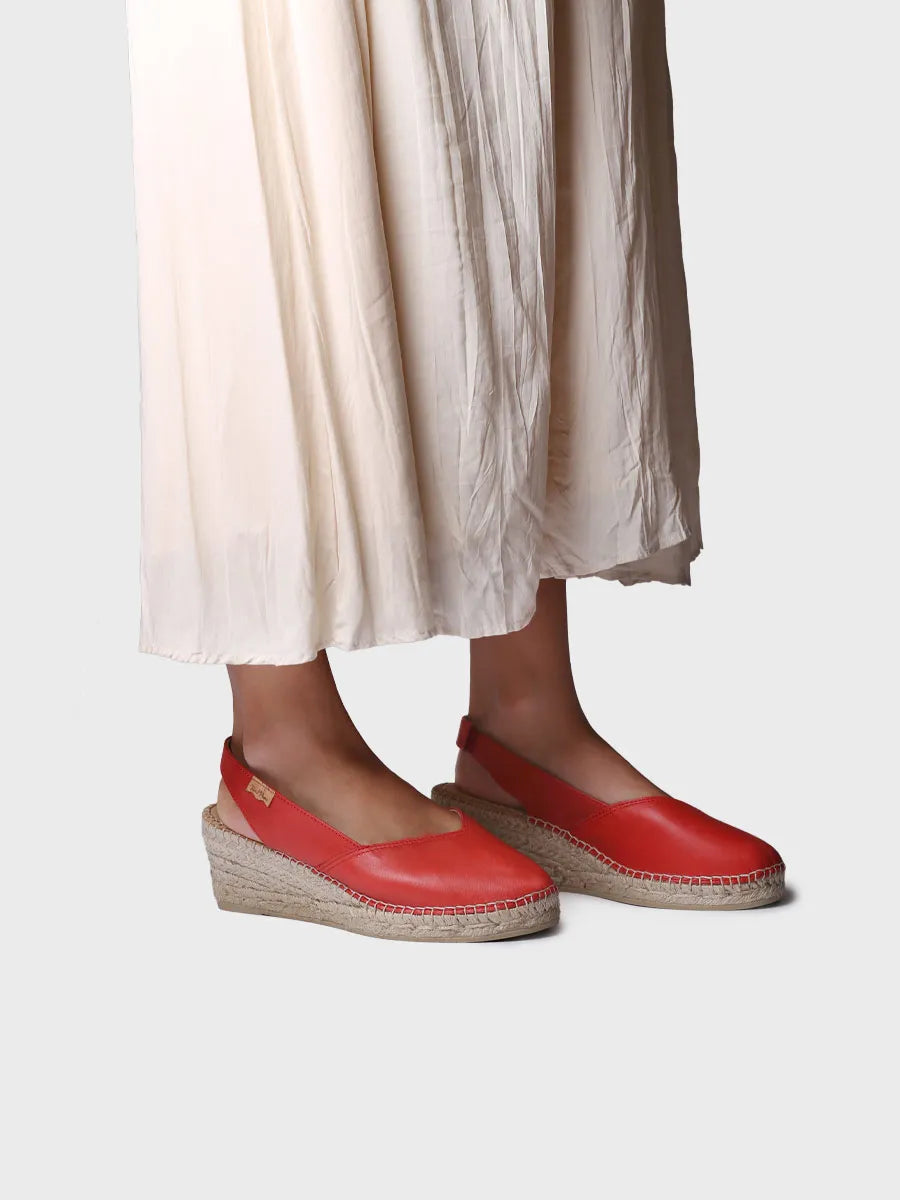 Toni Pons Termal espadrilles cuir compensées pied large