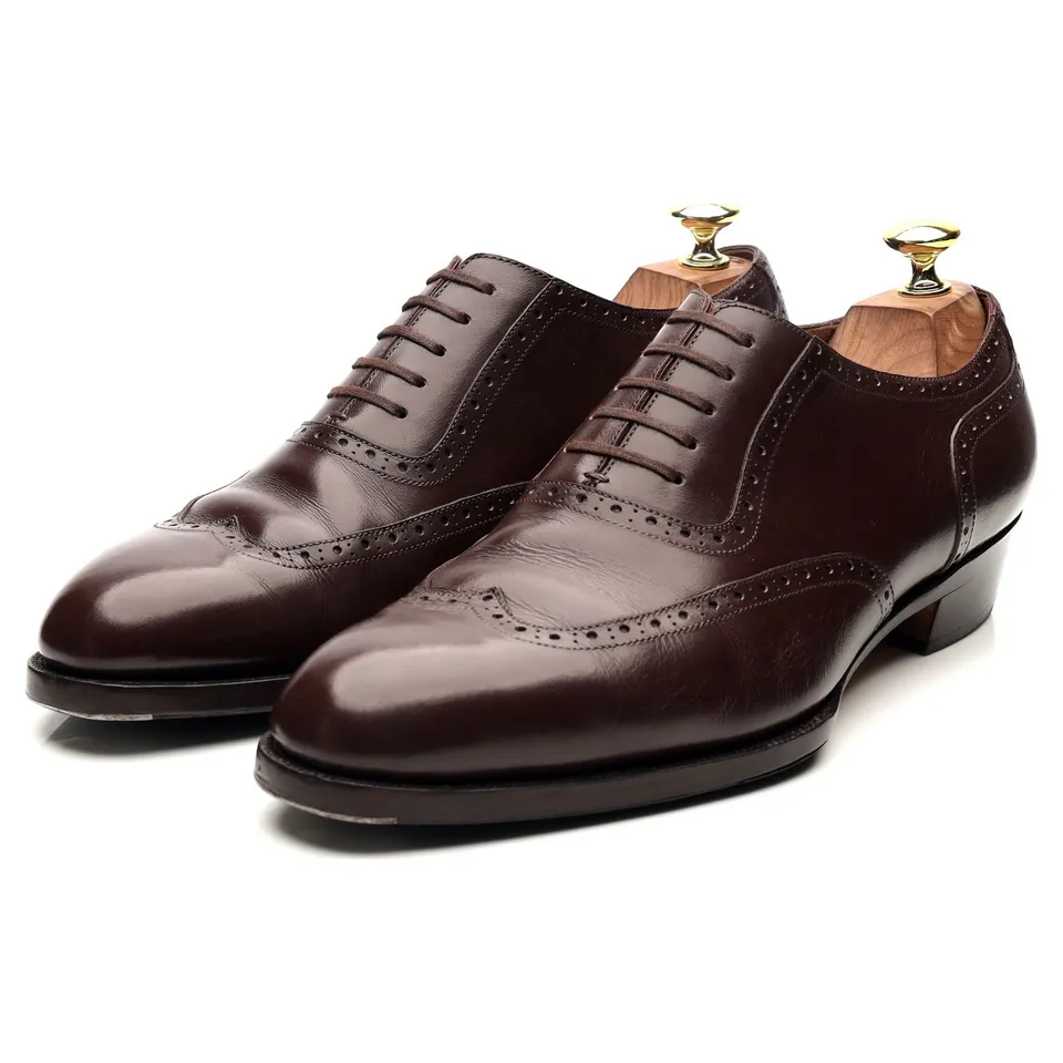 Oct. Tenth Adelaide richelieu brogue cuir marron 7.5 UK