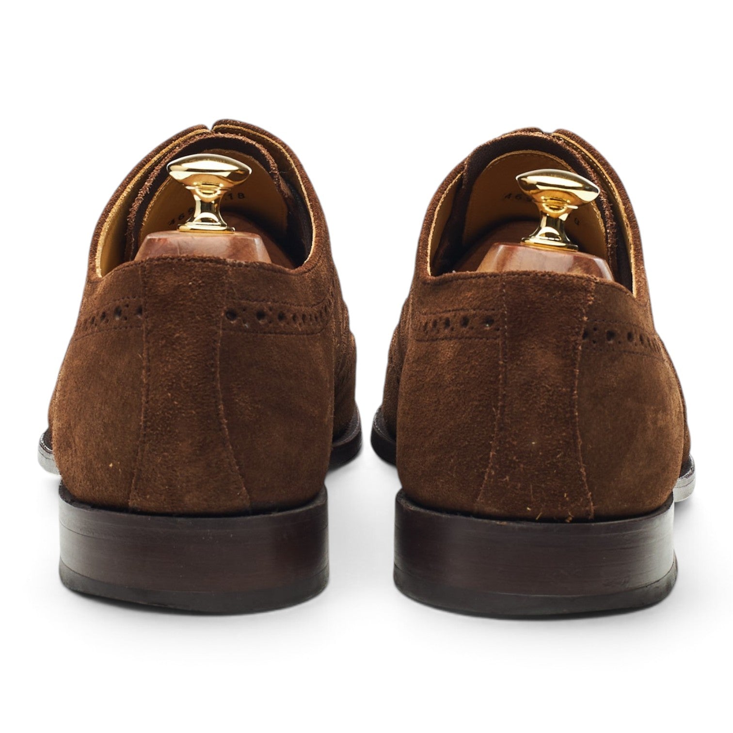 Barker Hampstead richelieu daim marron UK 10 G