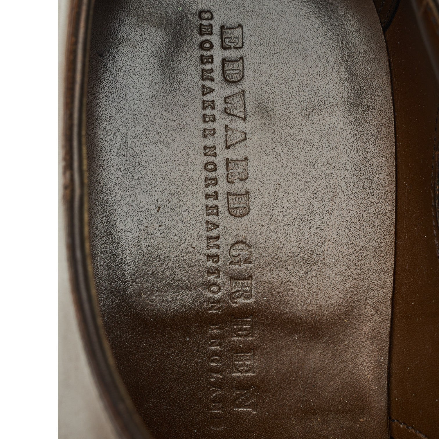 Edward Green Asquith richelieu cuir marron pointure UK 9