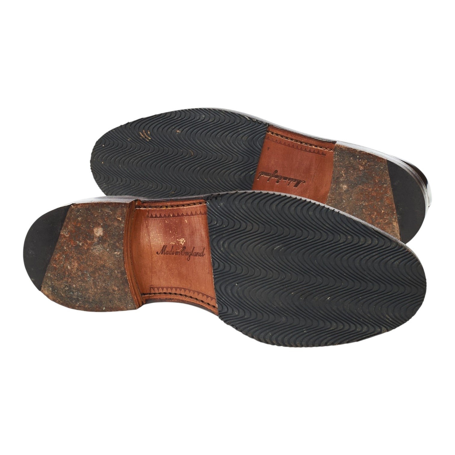 Cheaney Derby cuir marron pointure UK 6 semelle gomme