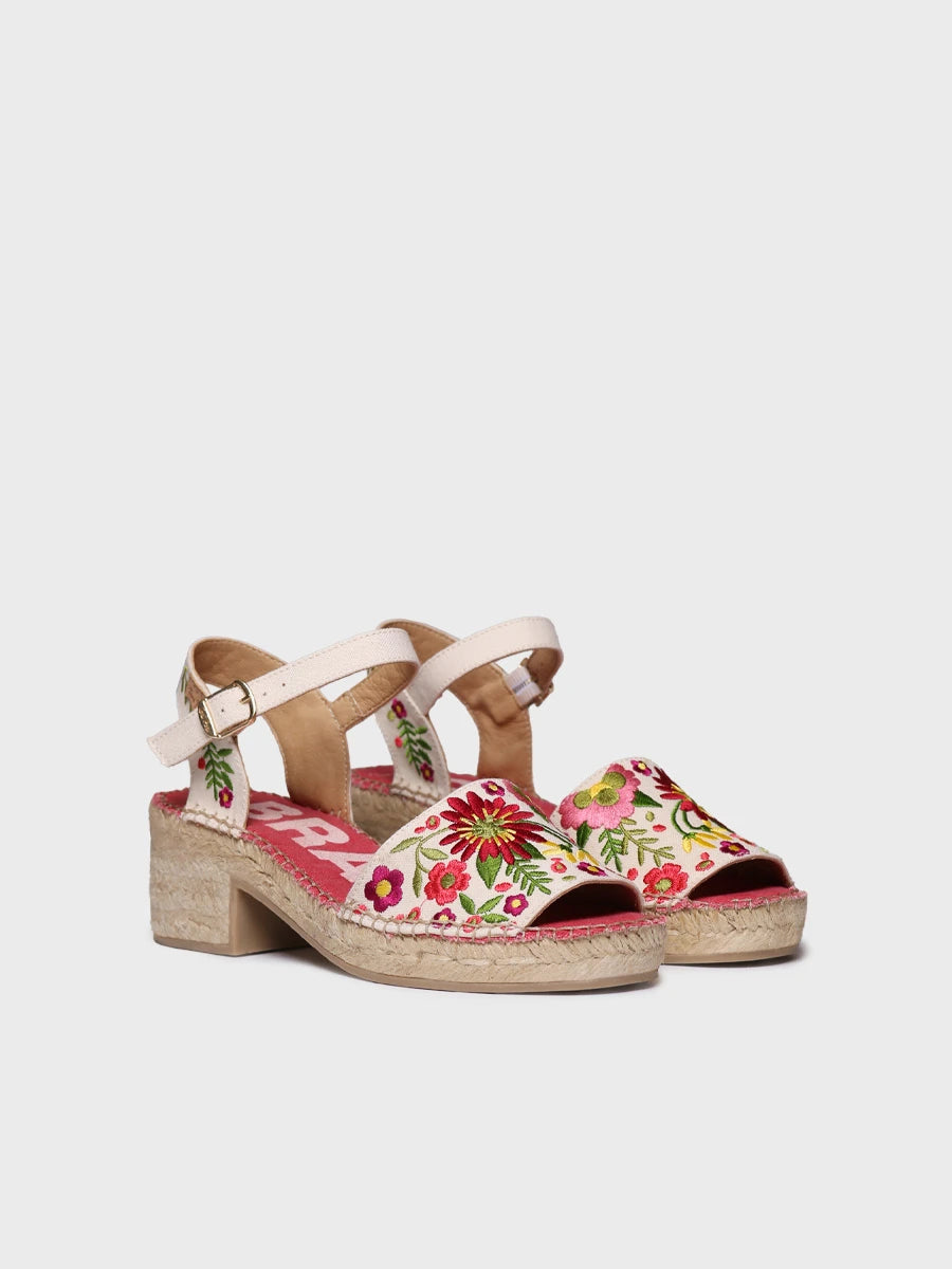 Toni Pons Tamariu espadrilles talon 3,5 cm brodées