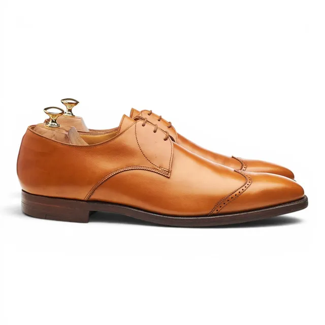 Crockett & Jones Gilbert derby cuir marron UK 10