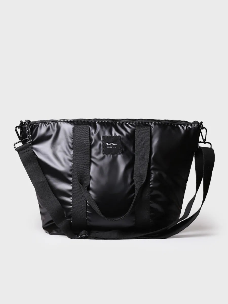 Toni Pons Ginny sac matelasse brillant noir