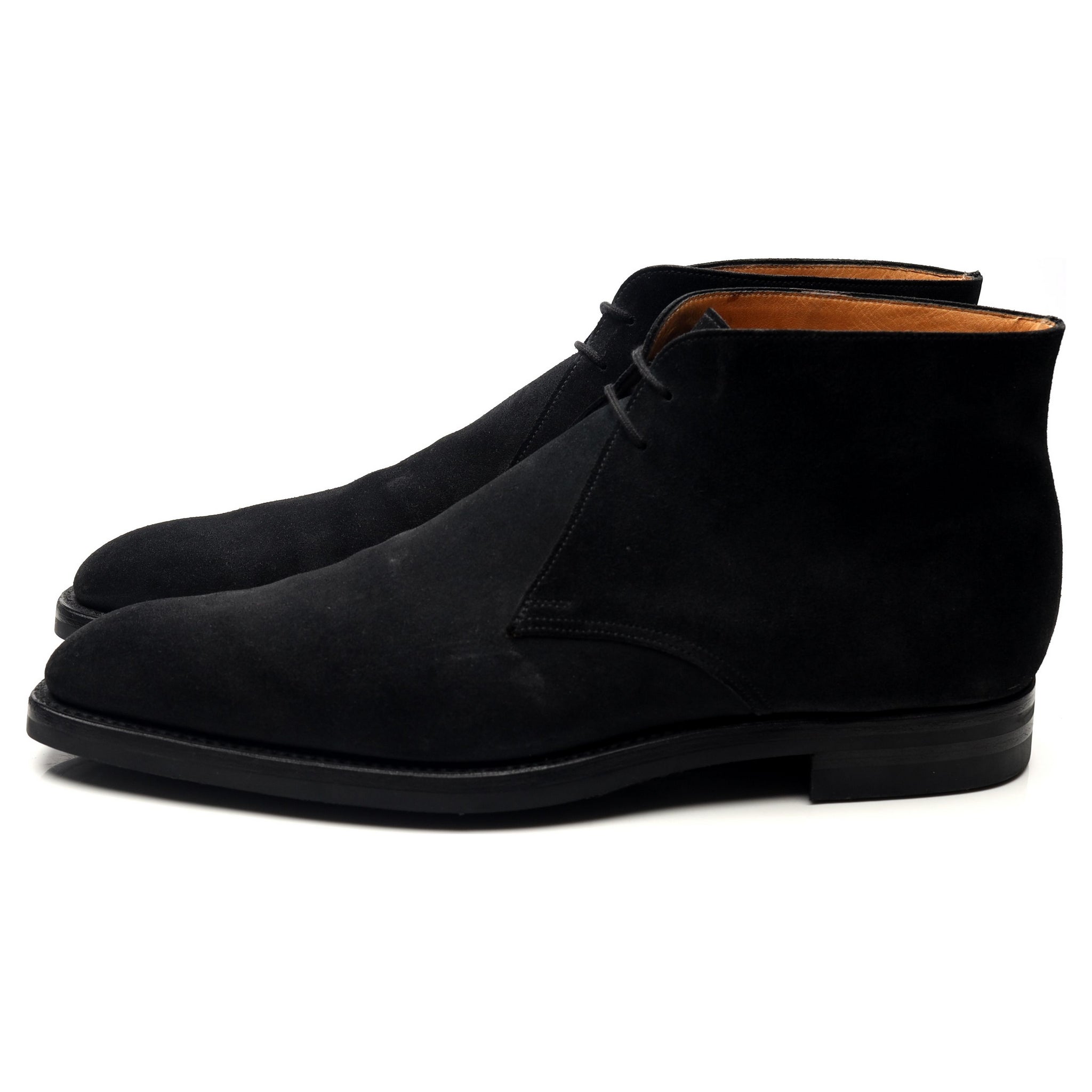 Crockett & Jones Tetbury boots chukka daim noir UK 9
