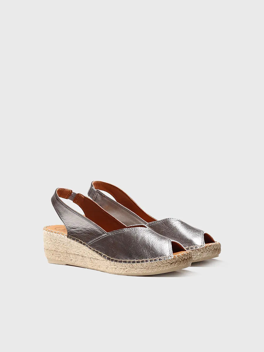Toni Pons Bernia-P Espadrilles Femme Cuir Compensées