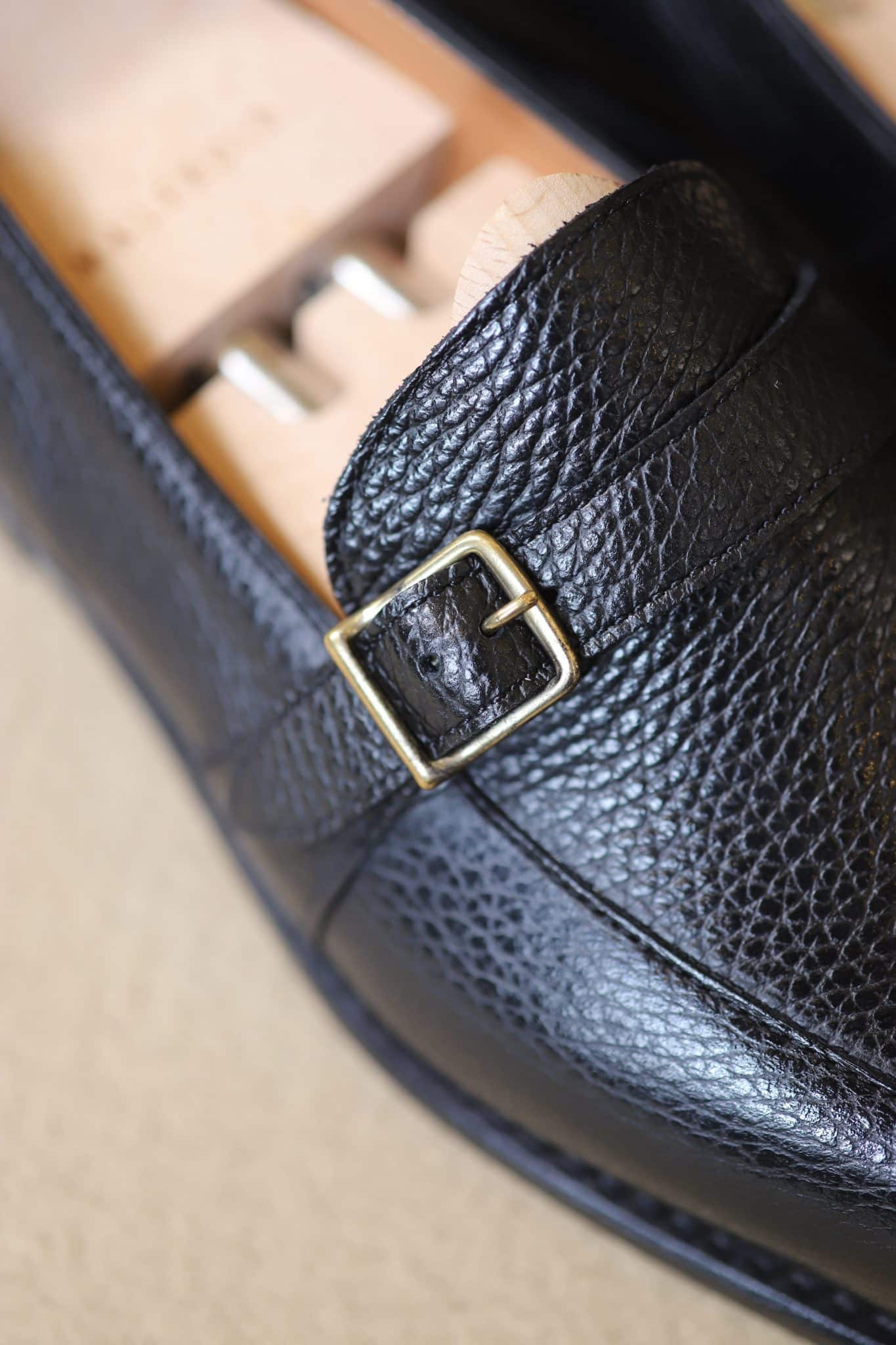 Malfroid Villalys Superleggera mocassin cuir grainé