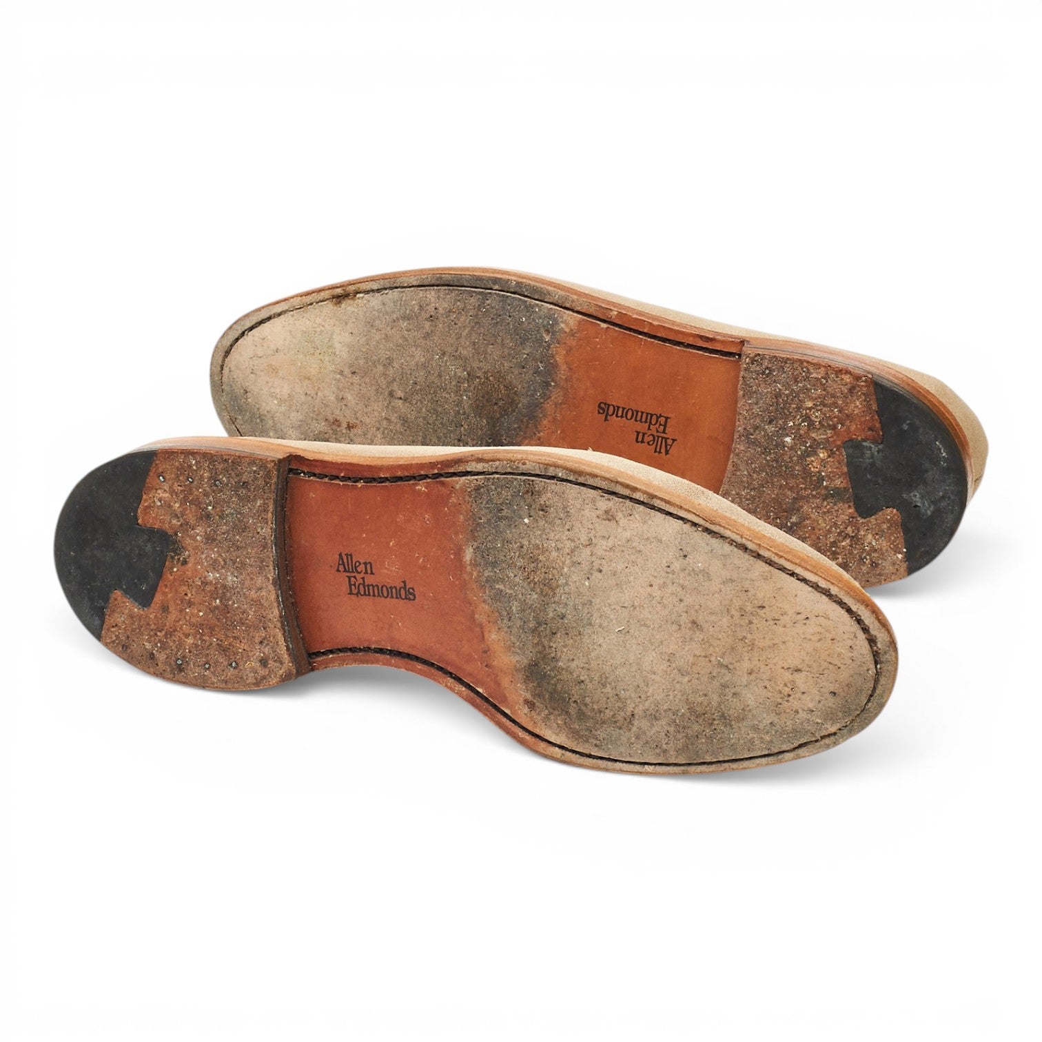 Allen Edmonds Leeds derby suède beige UK 7
