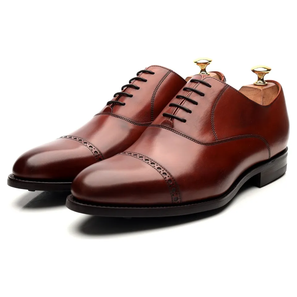 Barker Burford oxford cuir marron UK 9