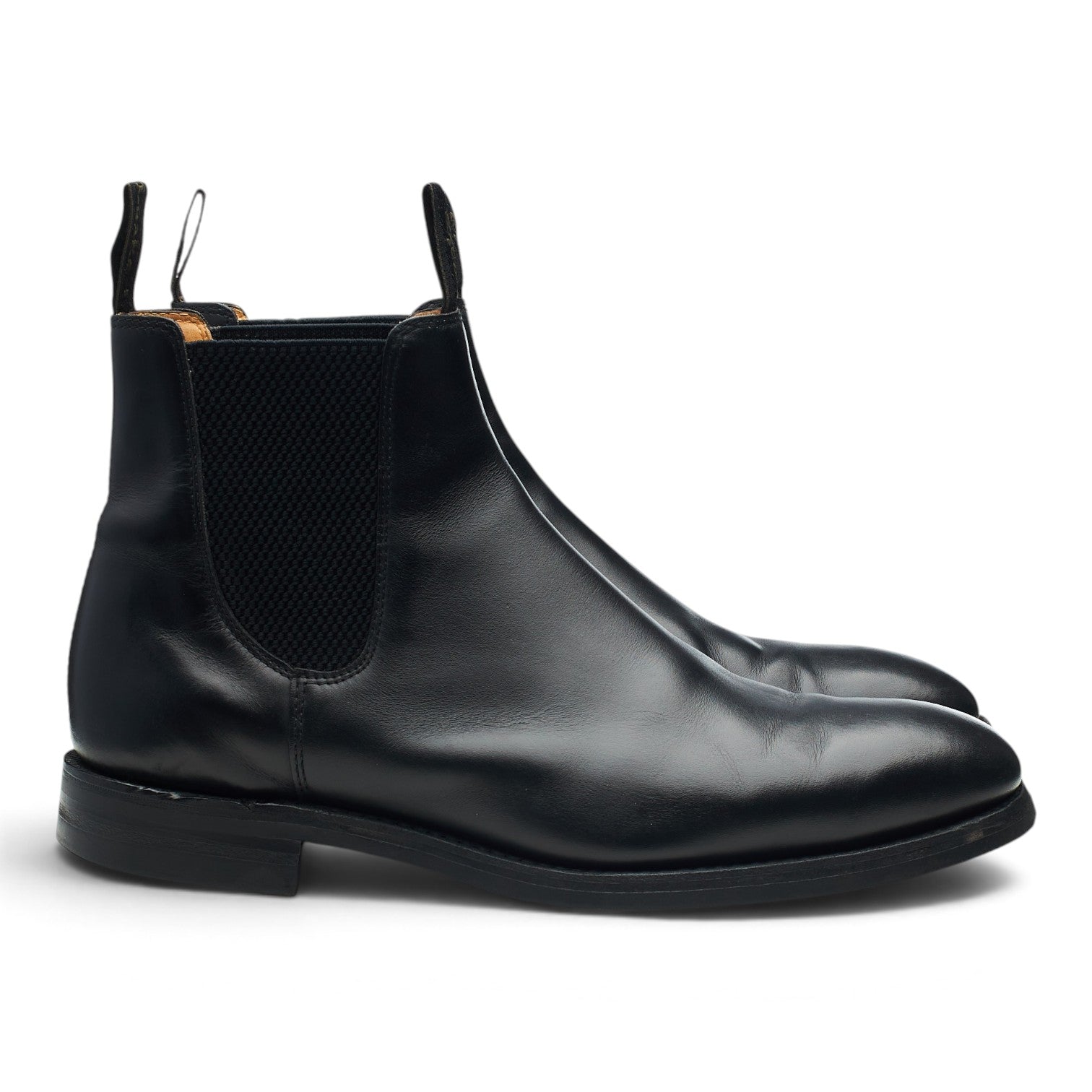Loake Chatsworth 1880 boots chelsea cuir noir UK 9